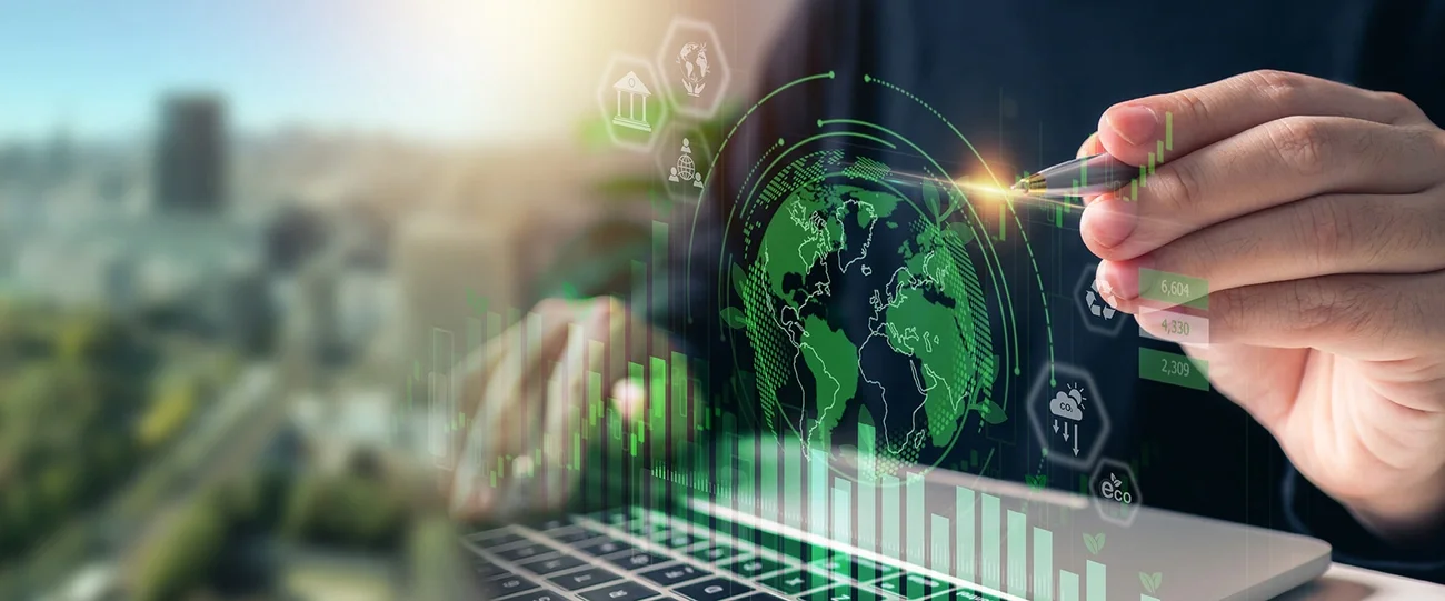 Collage of environment, person on keyboard